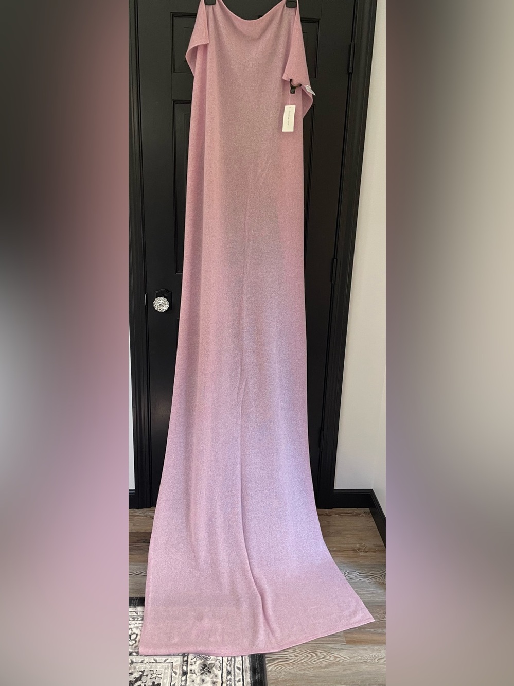100 % Cashmere Charter Club Pink Wrap Scarf NWT